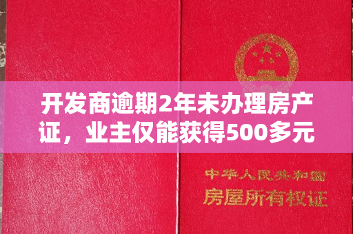 开发商逾期2年未办理房产证，业主仅能获得500多元违约金？