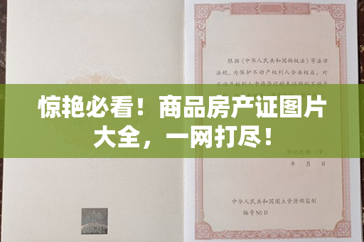 惊艳必看！商品房产证图片大全，一网打尽！