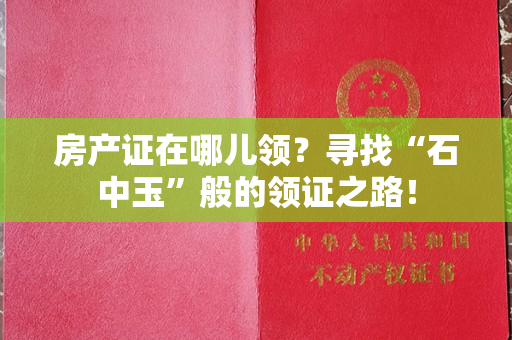 房产证在哪儿领？寻找“石中玉”般的领证之路！