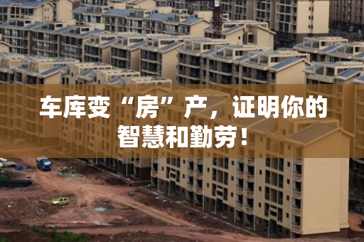 车库变“房”产，证明你的智慧和勤劳！