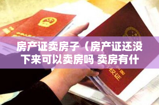 房产证卖房子（房产证还没下来可以卖房吗 卖房有什么技巧？）